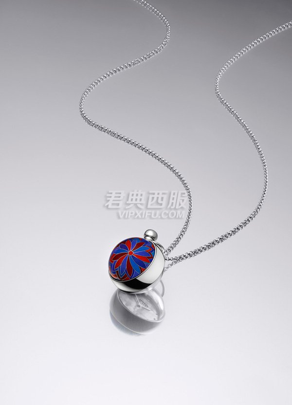 爱马仕全新Pendentif Boule 珐琅腕表