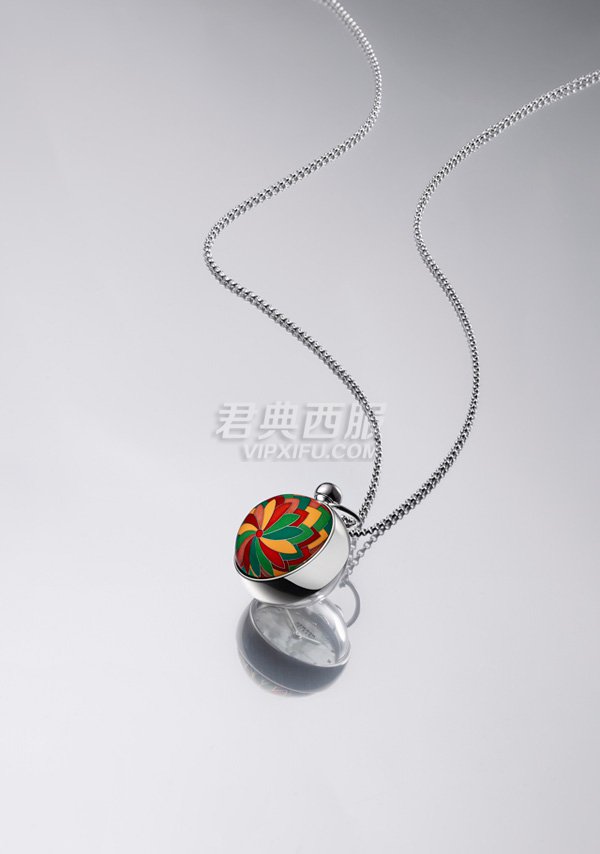 爱马仕全新Pendentif Boule 珐琅腕表